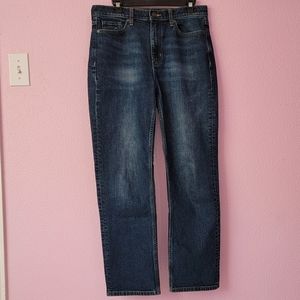 BANANA REPUBLIC  HIGH RISE STRAIGHT  JEANS/SIZE LABEL WAS CUT OFF/CHECK MEASURES